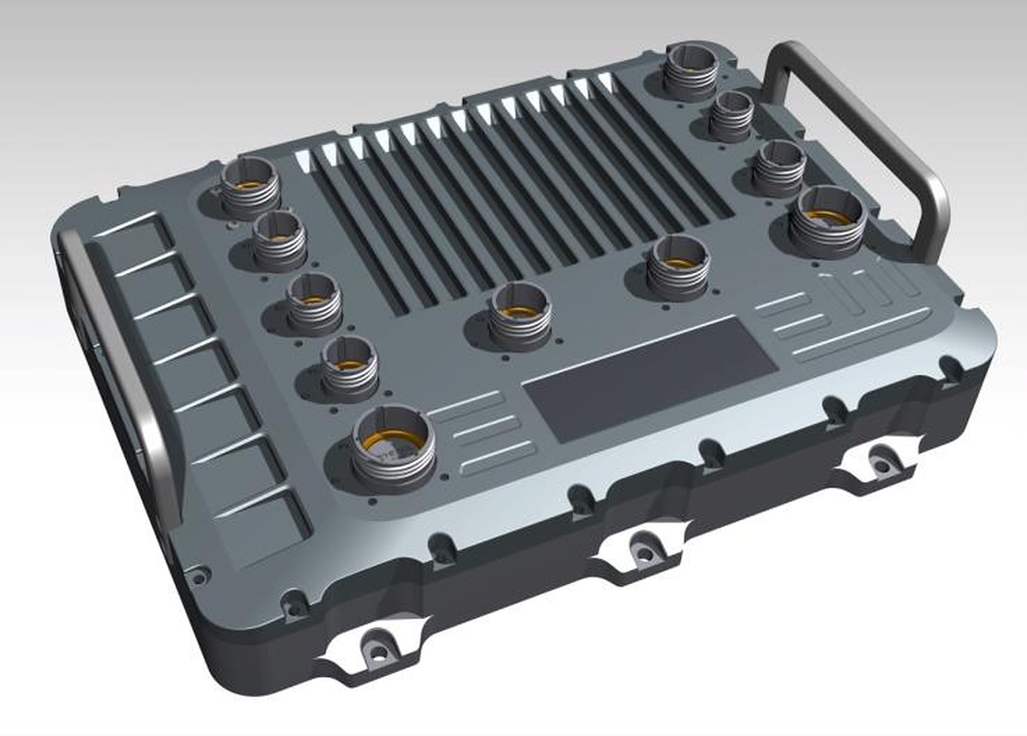 Low-profile rugged equipment enclosure
