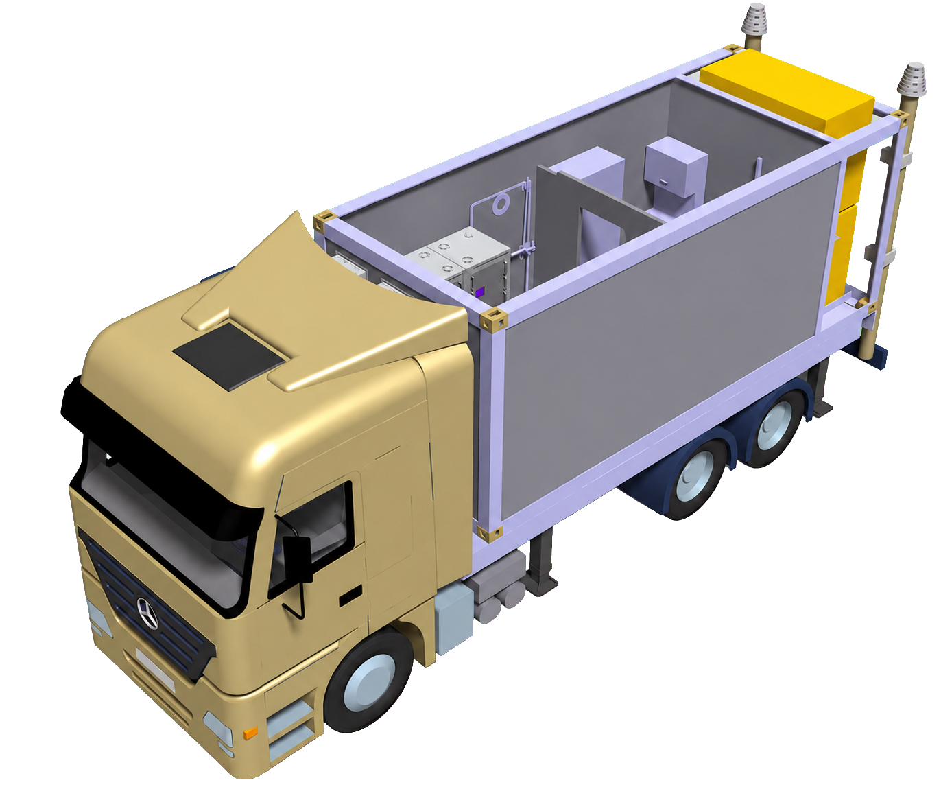 Vehicle-mounted shelter integration