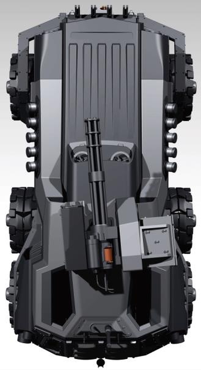 Unmanned ground vehicle underside